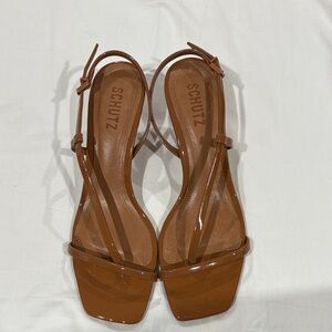 SCHUTZ Women's Brown Strappy Sandals